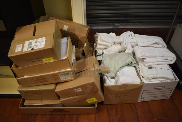ALL ONE MONEY! Lot of Various Boxes Including Shirts and Towels. (gift shop) - Image 1 of 7