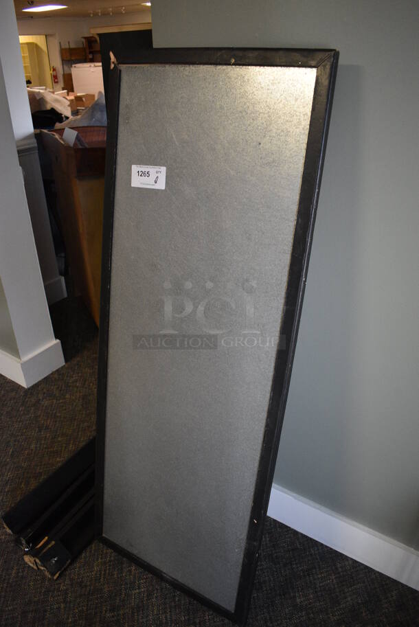 Black Wooden Table and 4 Legs. 56x22x3, 29". (garden center) - Image 5 of 5