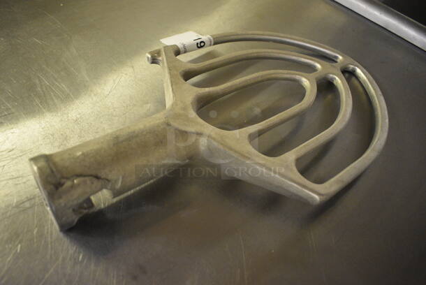 Metal Commercial Paddle Attachment for Hobart Mixer. Appears To Be 30 Quart. 10x3x16. (bakery kitchen) - Image 3 of 5