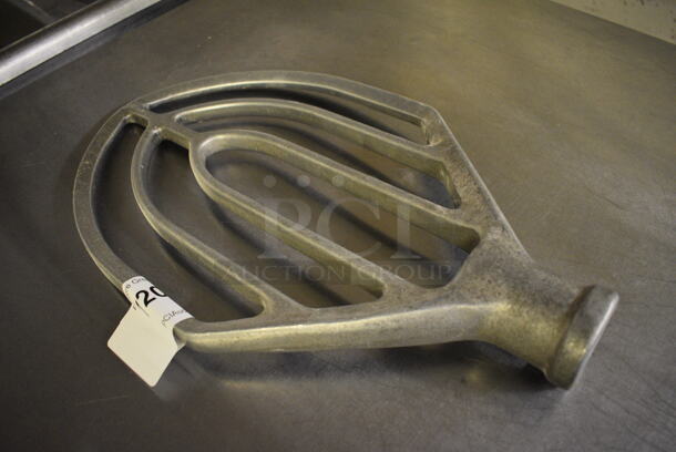 Hobart DS30B Metal Commercial 30 Quart Paddle Attachment for Mixer. 10x2.5x16.5. (bakery kitchen) - Image 2 of 5