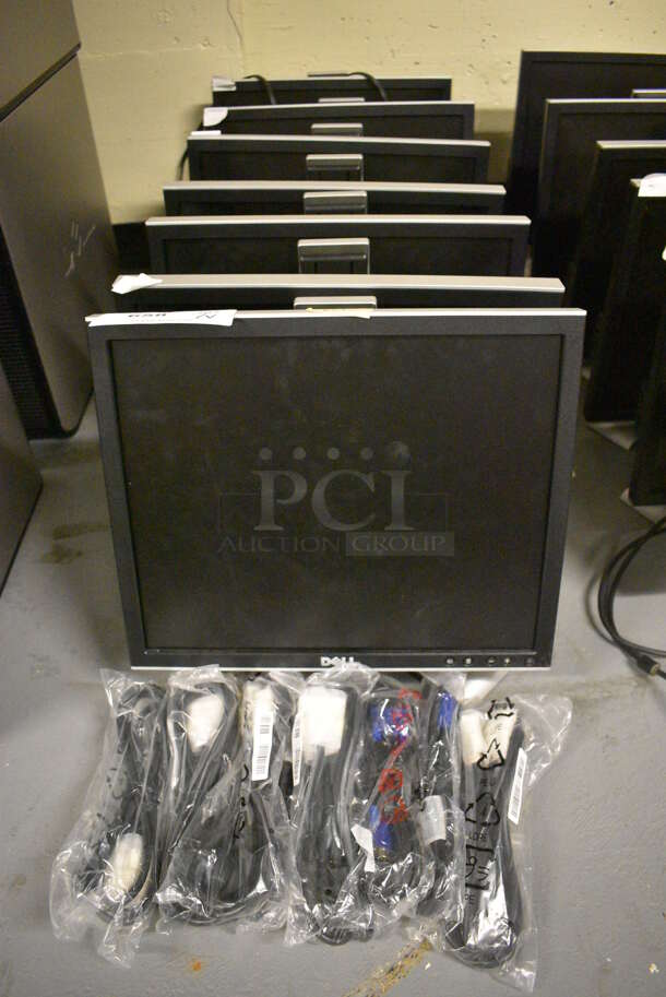 7 Dell Model 1708FPf 17" Computer Monitors. 7 Times Your Bid! (south basement 012) - Image 1 of 6