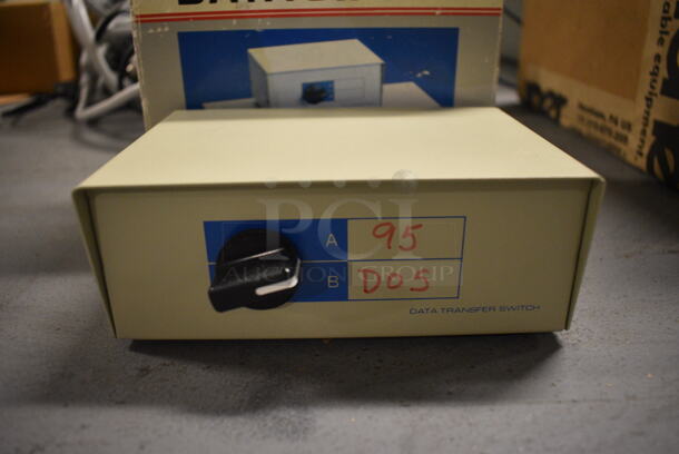 IN ORIGINAL BOX! Data Transfer Switch. 6x4.5x2. (south basement 012)