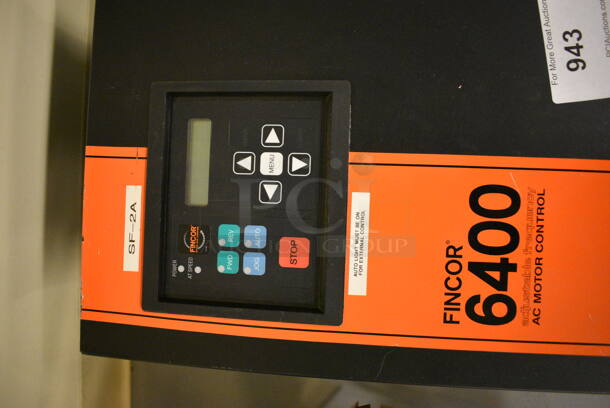 Fincor 6400 AC Motor Control Box. 13x10.5x20.5. (south basement 019) - Image 3 of 4