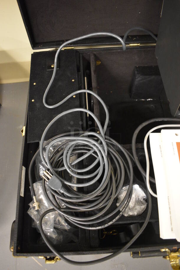 Hitachi Monitor in Hard Case. 24x21x11. (south basement 019) - Image 3 of 5