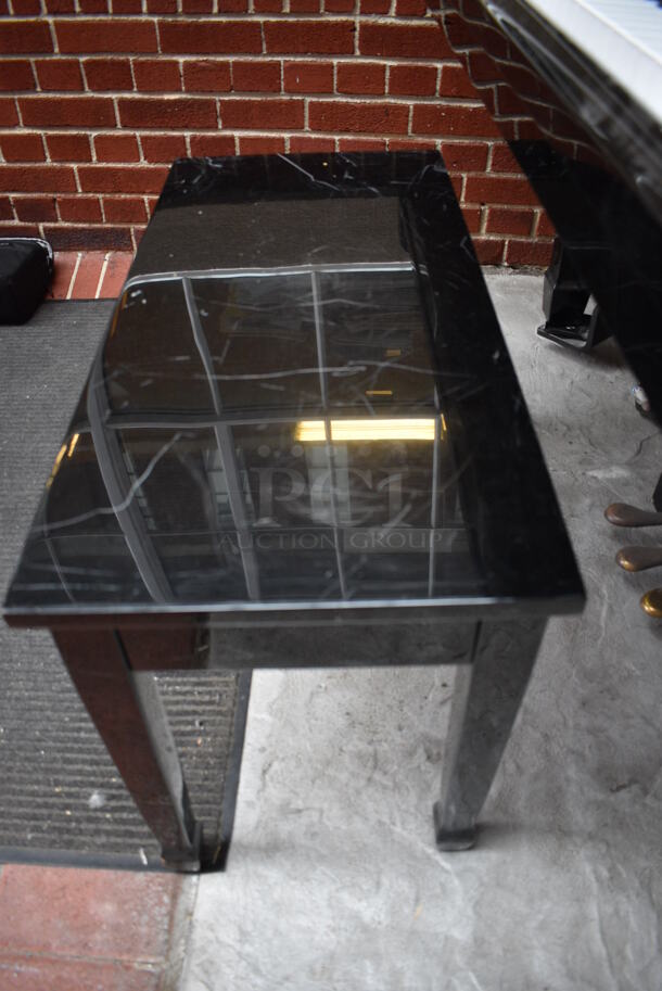 Young Chang Black Floor Style Piano on Commercial Casters w/ Bench. BUYER MUST REMOVE: Give Yourself Ample Time To Remove This Item on Pick Up Day. 59x70x40.5, 30x14x18.5. (atrium) - Image 11 of 11