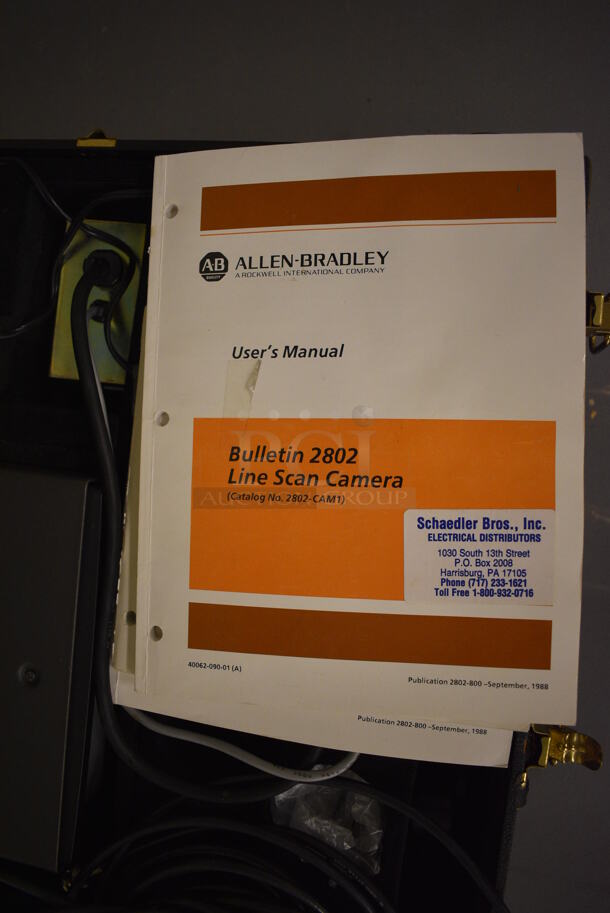 Hitachi Monitor in Hard Case. 24x21x11. (south basement 019) - Image 5 of 5