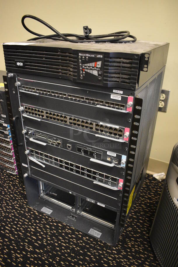 Tripp Lite Smart Online UPS and Rack Unit. 19x19x28. (room 204) - Image 2 of 6