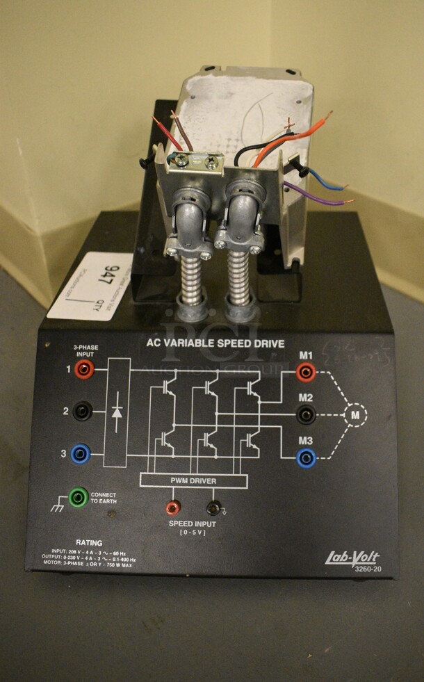 Lab Volt AC Variable Speed Drive. 10.5x13x12. (south basement 019)