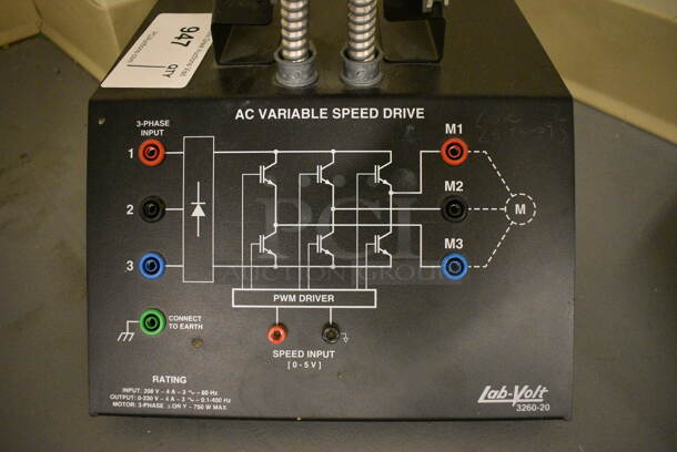 Lab Volt AC Variable Speed Drive. 10.5x13x12. (south basement 019) - Image 3 of 4
