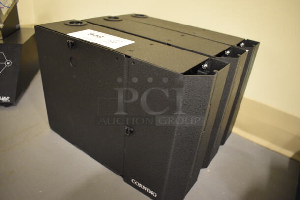 3 Corning Black Metal Boxes. 13x3.5x9.5. 3 Times Your Bid! (south basement 019) - Image 2 of 5