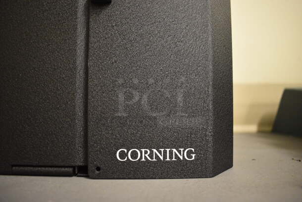 3 Corning Black Metal Boxes. 13x3.5x9.5. 3 Times Your Bid! (south basement 019) - Image 3 of 5