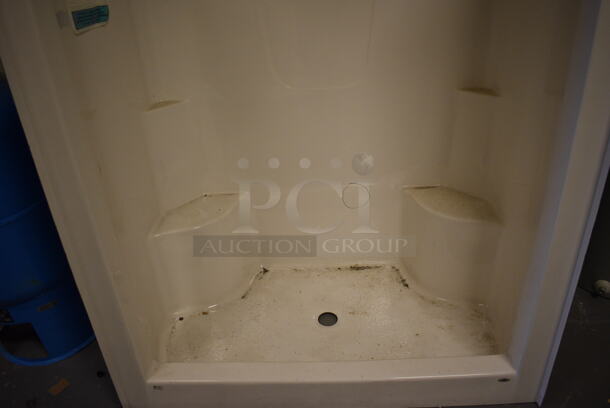 White Shower Insert. 59x37x76. (room 102) - Image 4 of 6