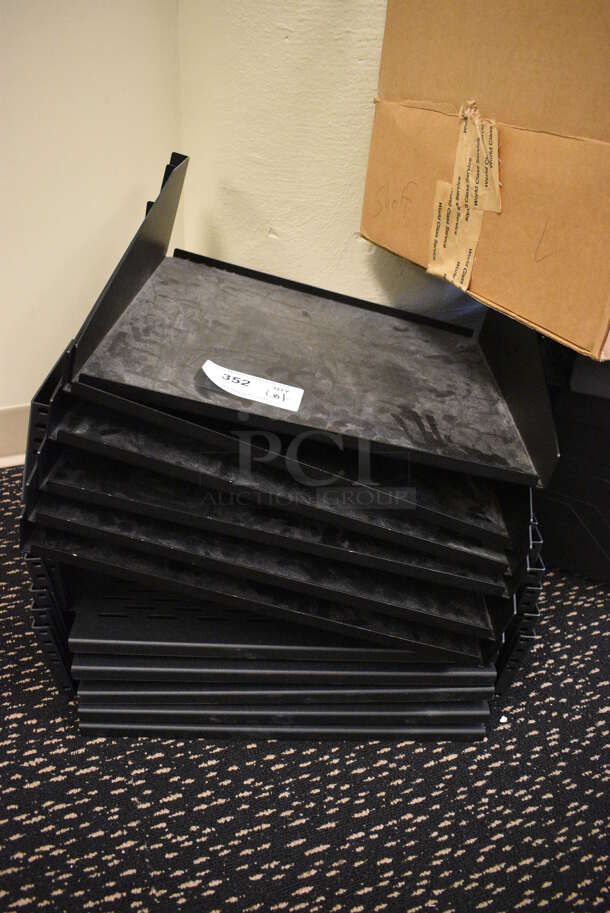 ALL ONE MONEY! Lot of Black Metal Pieces! Includes 17x15x5. (room 204) - Image 2 of 5