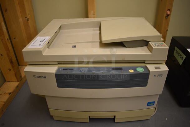 Canon Model PC795 Countertop Scanner, Copier, Printer. 19x17x14. (south basement 019)