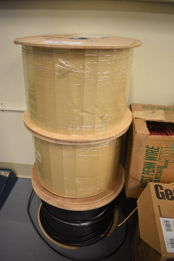 ALL ONE MONEY! Lot of 3 Spools and 4 Boxes of Wires! (south basement 019) - Image 3 of 5