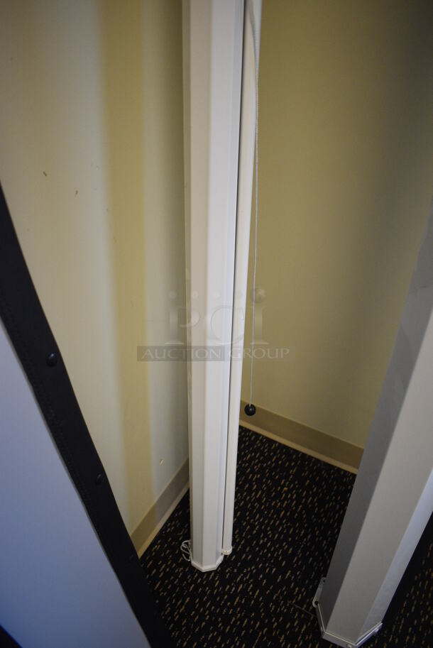 Da Lite Pull Down Projector Screen. 100". (room 204) - Image 2 of 2
