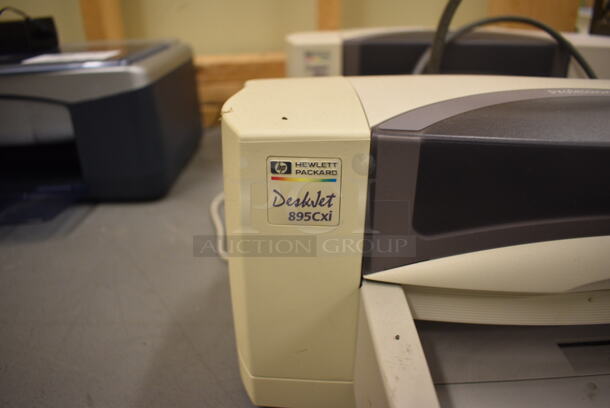 2 HP Deskjet 895Cxi Countertop Printer. 17.5x14x7. 2 Times Your Bid! (south basement 019) - Image 4 of 5