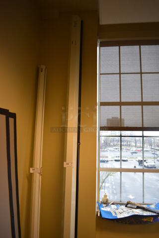 Da Lite Pull Down Projector Screen. 124". (room 204)