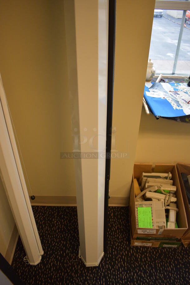 Da Lite Pull Down Projector Screen. 124". (room 204) - Image 2 of 3