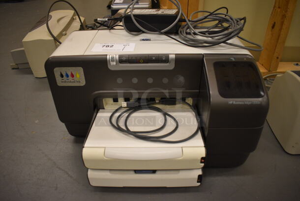 HP Business Inkjet 1200n Countertop Printer. 19x16x10.5. (south basement 019)