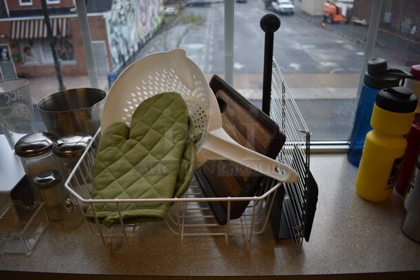 ALL ONE MONEY! Lot of Various Items Including Glasses, Colander and Portable Bottles! BUYER MUST REMOVE: Give Yourself Ample Time To Remove This Item on Pick Up Day. (room 204) - Image 4 of 12