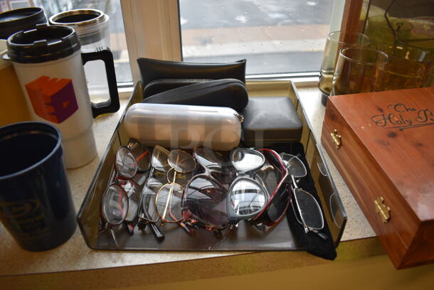 ALL ONE MONEY! Lot of Various Items Including Glasses, Colander and Portable Bottles! BUYER MUST REMOVE: Give Yourself Ample Time To Remove This Item on Pick Up Day. (room 204) - Image 7 of 12