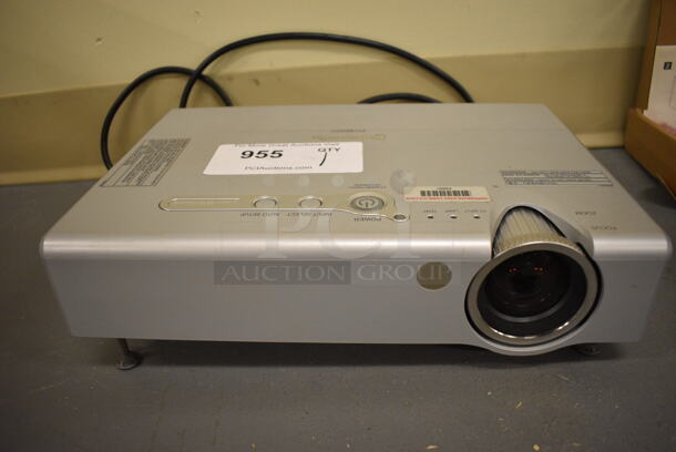 Panasonic Model PT-LB60NTU LCD Projector. 100-240 Volts, 1 Phase. 13x9x3.5. (south basement 019)