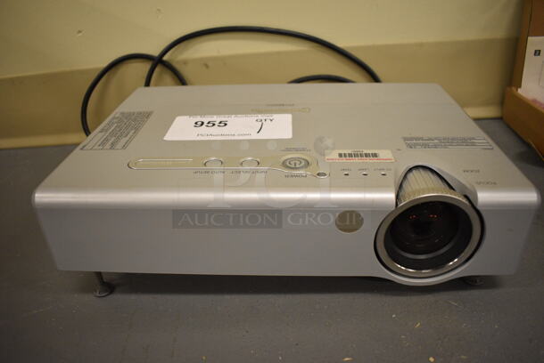 Panasonic Model PT-LB60NTU LCD Projector. 100-240 Volts, 1 Phase. 13x9x3.5. (south basement 019) - Image 1 of 4