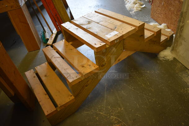 Wooden Stairs. 60x24x20. (room 102) - Image 2 of 5
