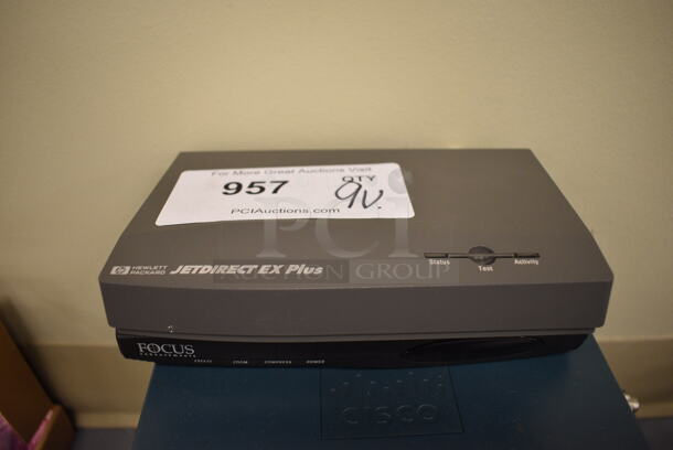9 Various Units Including Jetdirect EX Plus, Cisco ASA 5505 Adaptive Security Appliance. Includes 8x7x2. 9 Times Your Bid! (south basement 019) - Image 2 of 5