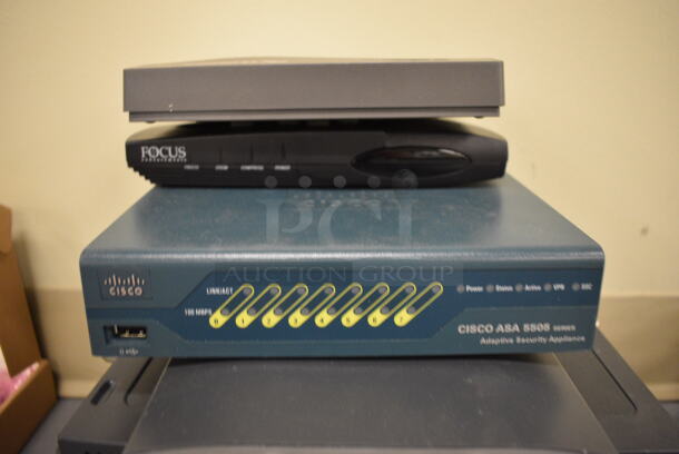 9 Various Units Including Jetdirect EX Plus, Cisco ASA 5505 Adaptive Security Appliance. Includes 8x7x2. 9 Times Your Bid! (south basement 019) - Image 3 of 5
