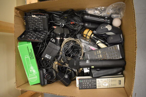ALL ONE MONEY! Lot of Various Items Including Microphones! (south basement 019)