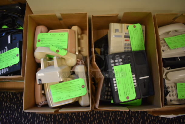 ALL ONE MONEY! Lot of 16 Boxes of Various Corded Office Telephones! (room 204) - Image 8 of 12