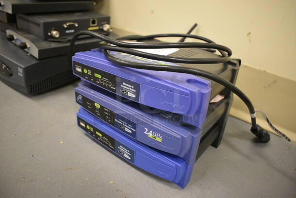 3 Linksys Wireless Broadband Routers. 7.5x7.5x1.5. 3 Times Your Bid! (south basement 019) - Image 2 of 3