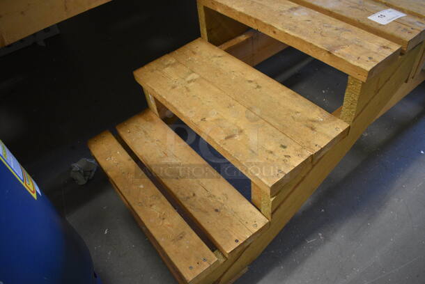 Wooden Stairs. 62x24x21. (room 102) - Image 3 of 5