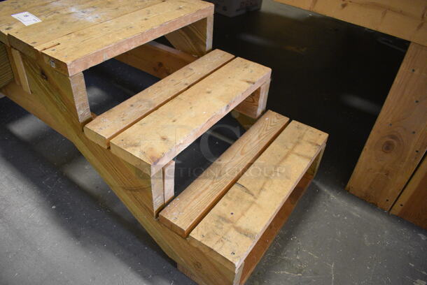 Wooden Stairs. 62x24x21. (room 102) - Image 4 of 5