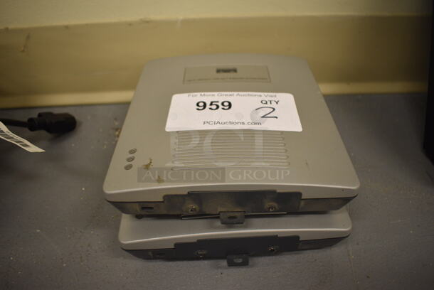 2 Cisco Systems Cisco Aironet 1200 Series Wireless Access Point. 6.5x7x1. 2 Times Your Bid! (south basement 019)
