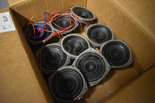 ALL ONE ONEY! Lot of 9 Speakers. 5.5x5.5x3. (south basement 012) - Image 2 of 4