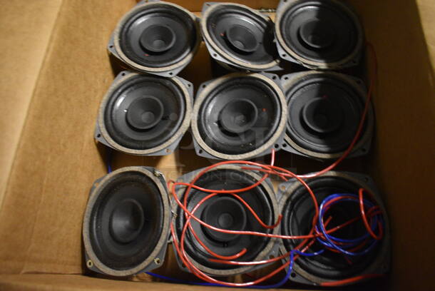 ALL ONE ONEY! Lot of 9 Speakers. 5.5x5.5x3. (south basement 012) - Image 3 of 4
