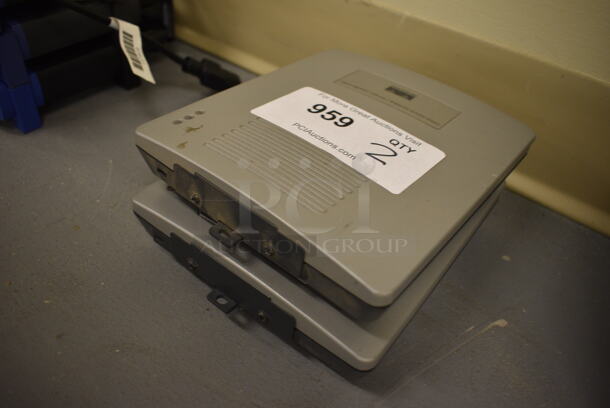 2 Cisco Systems Cisco Aironet 1200 Series Wireless Access Point. 6.5x7x1. 2 Times Your Bid! (south basement 019) - Image 3 of 6