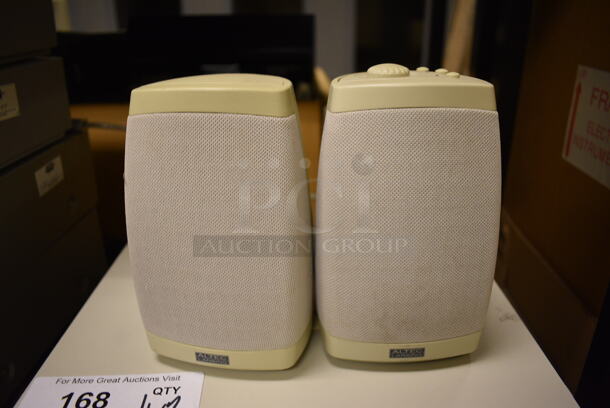 Set of Subwoofer and 2 Altec Speakers. 13x8x6, 3.5x4.5x7. (room 105) - Image 2 of 6