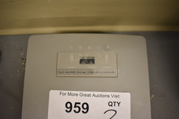 2 Cisco Systems Cisco Aironet 1200 Series Wireless Access Point. 6.5x7x1. 2 Times Your Bid! (south basement 019) - Image 4 of 6