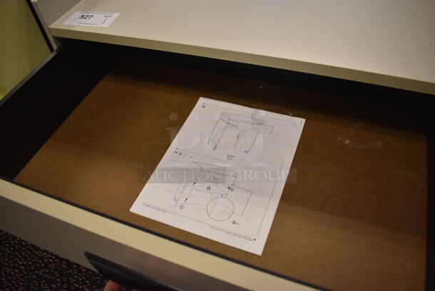 White Counter w/ Drawer and 2 Doors. 30x21x36. (room 220) - Image 3 of 4