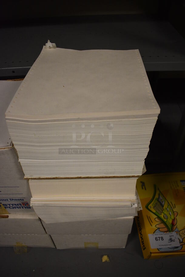 ALL ONE MONEY! Lot of 9 Boxes of Paper! (south basement 012) - Image 4 of 4