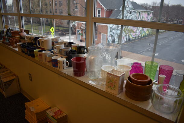 ALL ONE MONEY! Lot of Various Items Including Mugs, Bowls, Jars and Vases! BUYER MUST REMOVE: Give Yourself Ample Time To Remove This Item on Pick Up Day. (room 204) - Image 9 of 9