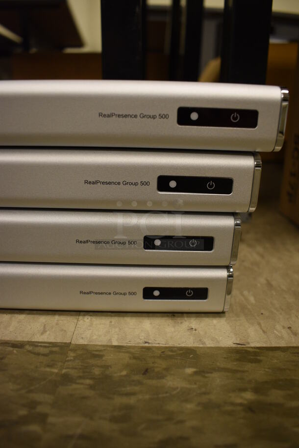 4 Polycom RealPresence Group 500 Video Conferencing System. 11.5x5x1. 4 Times Your Bid! (room 105) - Image 2 of 4