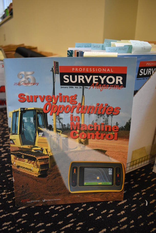 ALL ONE MONEY! Lot of 12 Boxes of Magazines Including Professional Surveyor and Erosion Control. (room 204) - Image 4 of 12