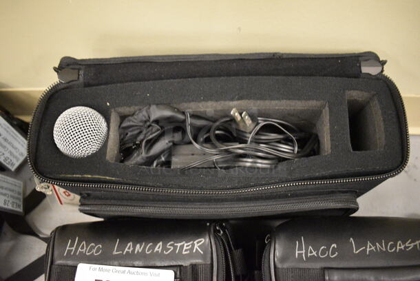 3 Various Bags of Various Items Including JVC Digital Video Camera and Microphone. includes 14x4x9.5, 7.5x4x6. 3 Times Your Bid! (south basement 019) - Image 5 of 8