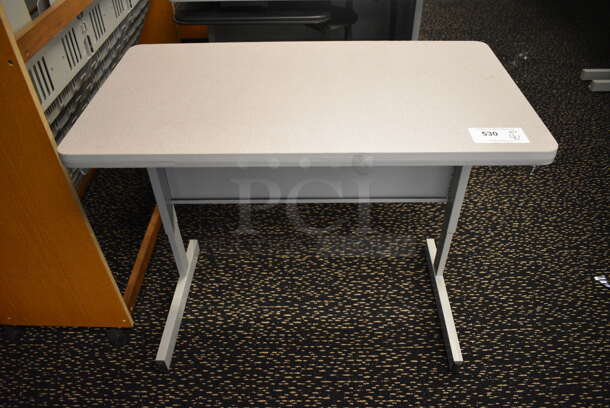 4 Various Gray Tables. Includes 35.5x19.5x28. 4 Times Your Bid! (room 220) - Image 2 of 5