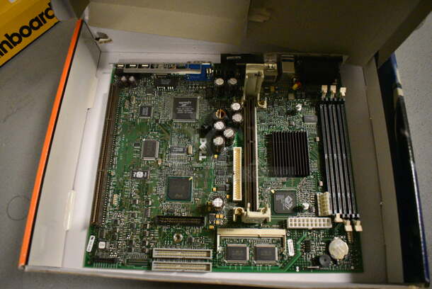 ALL ONE MONEY! Lot of 7 Boxes of Various Electronic Boards! Includes 11x9x2.5. (south basement 012) - Image 1 of 8